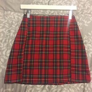 Brandy Melville John Galt Plaid Cara Skirt